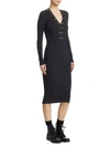 MCQ BY ALEXANDER MCQUEEN Lace-Up Bodycon Dress