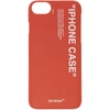 OFF-WHITE OFF-WHITE RED QUOTE IPHONE 8 CASE