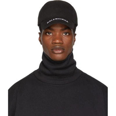 Balenciaga Black Tattoo Logo Cap