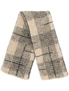 BOBOUTIC checked scarf