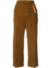 THE GIGI CORDUROY CROPPED TROUSERS