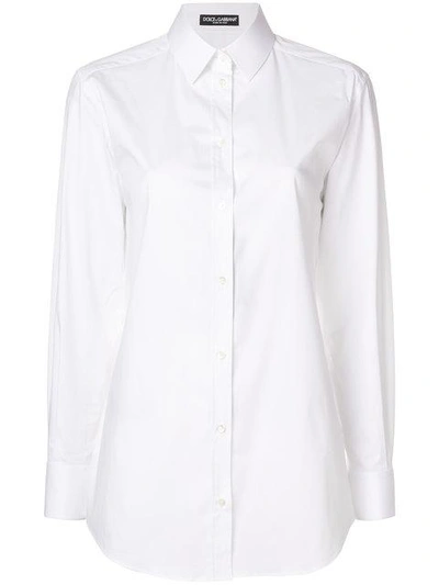 Dolce & Gabbana Classic Collar Shirt In White