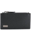 FERRAGAMO SALVATORE FERRAGAMO ZIPPED CARDHOLDER - BLACK