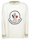 MONCLER LOGO EMBROIDERED SWEATER,10664700