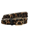 MAISON BOINET Leopard Calf Hair Belt,060013453538