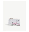 TED BAKER FLORAL-PRINT MINI WALLET