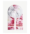 TED BAKER Floral silk scarf