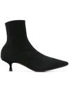 ANNA F POINTED ANKLE BOOTS