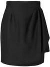 VALENTINO layer effect mini skirt