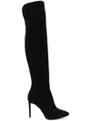 ANNA F ANNA F. OVER-THE-KNEE BOOTS - BLACK