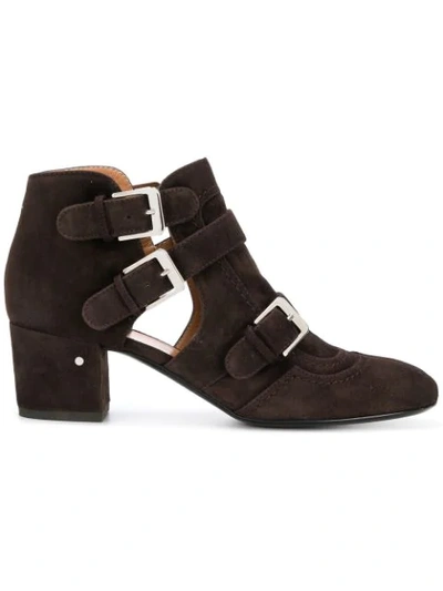 Laurence Dacade Sindy Buckled Ankle Boots In Brown