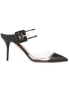 AQUAZZURA OPTIC 85 MULES