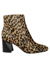 KENDALL + KYLIE LEOPARD ANKLE BOOTS,10665096