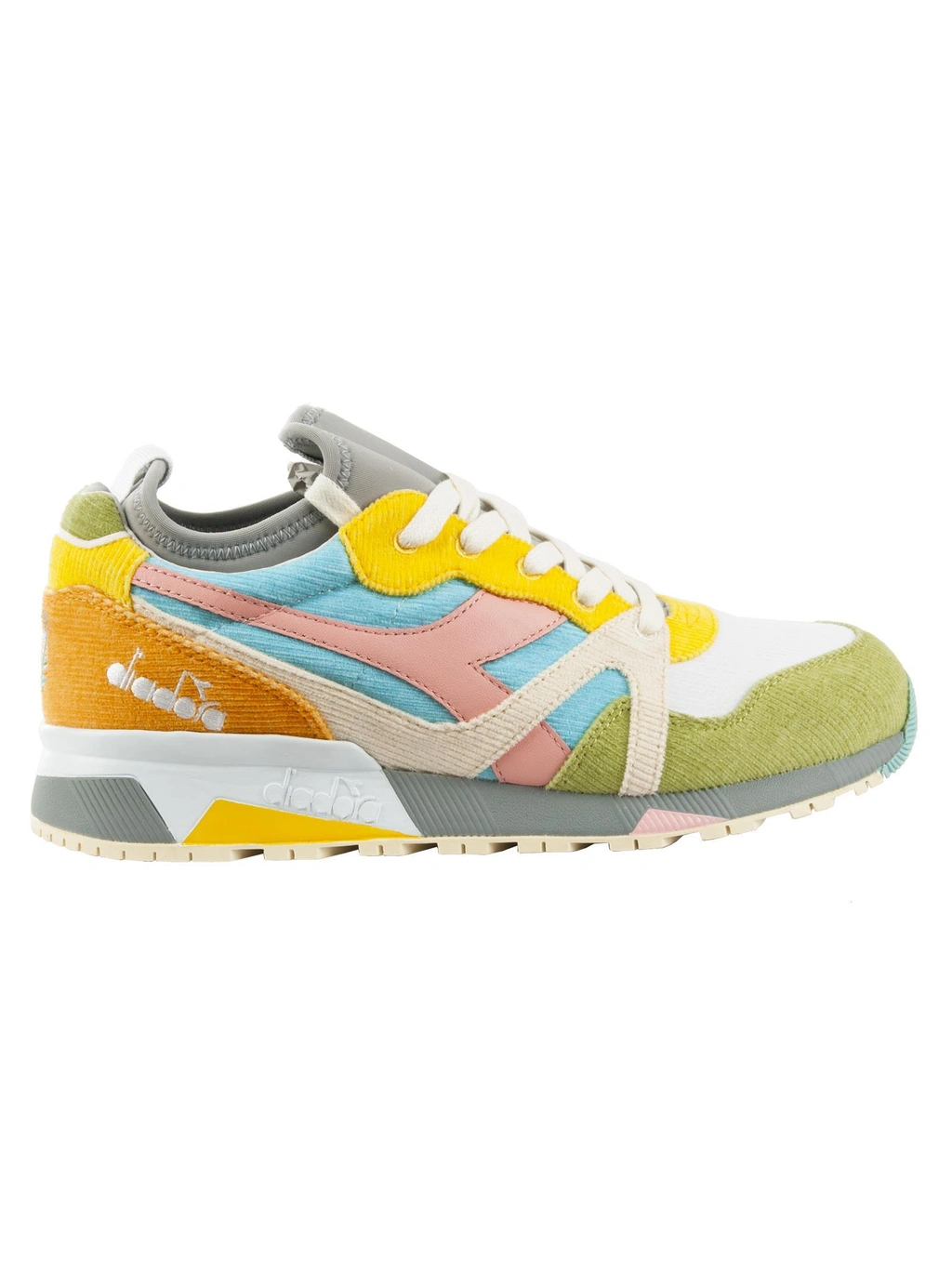 Diadora Lc23 N9000 Saturno Corduroy Sneakers In Multicolor ModeSens