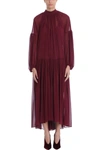 STELLA MCCARTNEY LONG BURGUNDY DRESS,10665276