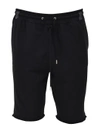 HELMUT LANG BLACK BERMUDA SHORTS,10664971