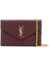 SAINT LAURENT Envelope chain clutch bag