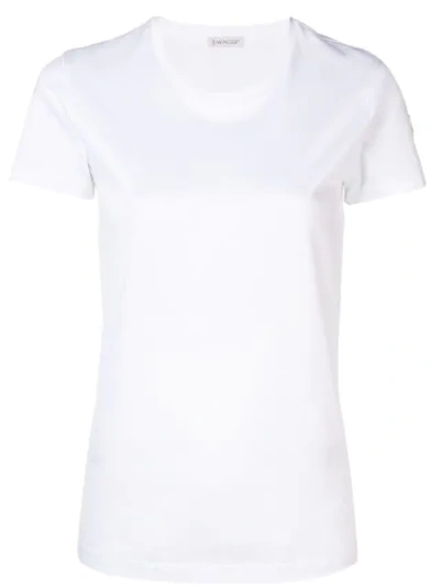 Moncler Cotton-jersey T-shirt In White