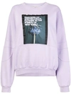 EACH X OTHER FRONT PRINTED LOOSE SWEATSHIRT