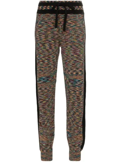 Missoni Side-stripe Cashmere Track Pants In Multicolour