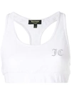 JUICY COUTURE SWAROVSKI PERSONALISABLE VELOUR CROP TOP