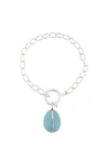 GAVELLO turquoise egg charm bracelet