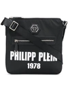 PHILIPP PLEIN logo messenger bag