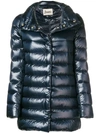 Herno Funnel-neck Padded Jacket In Blue