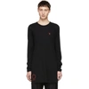 11 BY BORIS BIDJAN SABERI 11 BY BORIS BIDJAN SABERI BLACK THE MASTER NUMBER LONG T-SHIRT
