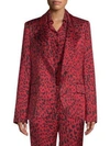 ROBERT RODRIGUEZ Leopard Blazer