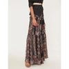 ETRO FLORAL-PRINT SILK MAXI SKIRT