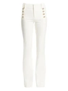 Derek Lam 10 Crosby Robertson Flare Pants In Soft White