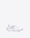 Valentino Two-tone Leather And Suede Gumboy Sneakers In White