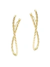 SAKS FIFTH AVENUE 14K Gold Twisted Hoop Earrings,0400099245671