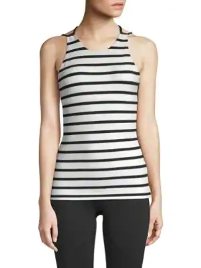 Body Language Whitley Strappy Tank Top In Stripe