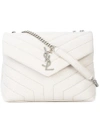 Saint Laurent Lou Lou Shoulder Bag - White In White