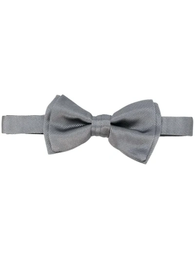 Ferragamo Classic Bow Tie In Grey