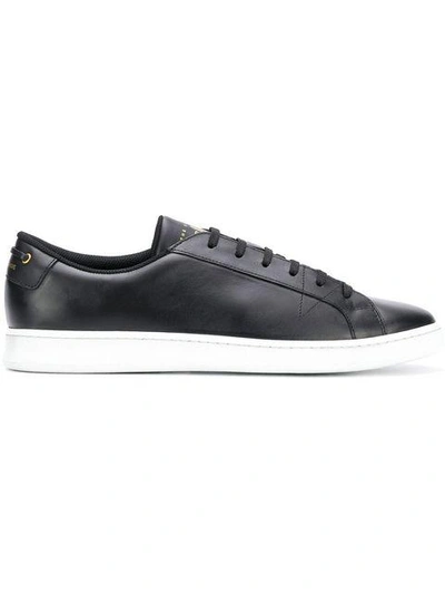 Car Shoe Lace-up Sneakers In Black