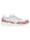 Nike Air Max 90 Air Zoom Spiridon International Flag Sneakers In White/multi