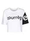 COURRÈGES Courrèges Cropped T-shirt,10665745