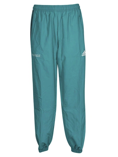 Gosha Rubchinskiy X Adidas Logo Track Pants In Verde