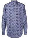 ETRO ETRO DRAGON PRINT SHIRT - GREY