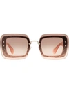 MIU MIU REVEAL GLITTER SUNGLASSES