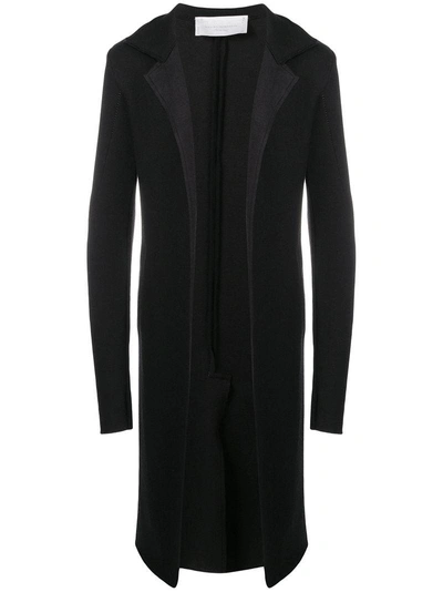 10sei0otto Mid-length Single-breasted Coat In Black