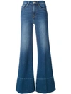 FRAME MID RISE FLARED JEANS