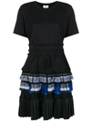 3.1 Phillip Lim / フィリップ リム Pleated Fit-and-flare Dress In Black