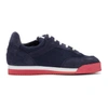 COMME DES GARÇONS SHIRT NAVY & RED SPALWART EDITION PITCH SNEAKERS