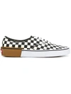 Vans Gum Block Authentic Check Sneakers In Multicolor