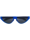 MYKITA Mykita x Martine Rose Kitt blue cat eye sunglasses,1508542