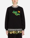 Dolce & Gabbana Jersey Sweatshirt In Black